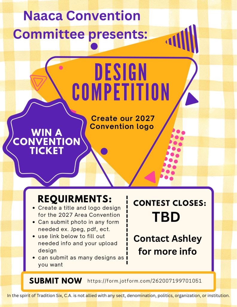 Purple and Yellow Abstract Design Competition Flyer